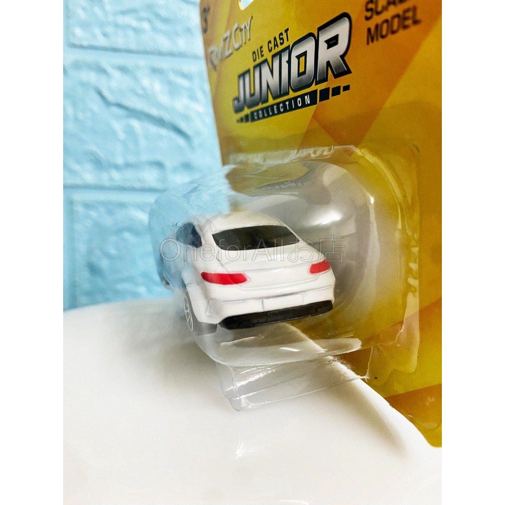 RMZ City Junior MERCEDES AMG C63S White Matte Grey Racing Sports 64 Diecast Car 7cm x 2.5cm x 2cm Hotwheels Matchbox Kereta Mainan Hobbies Toys Collectibles Memorabilia Vintage Collectibles on