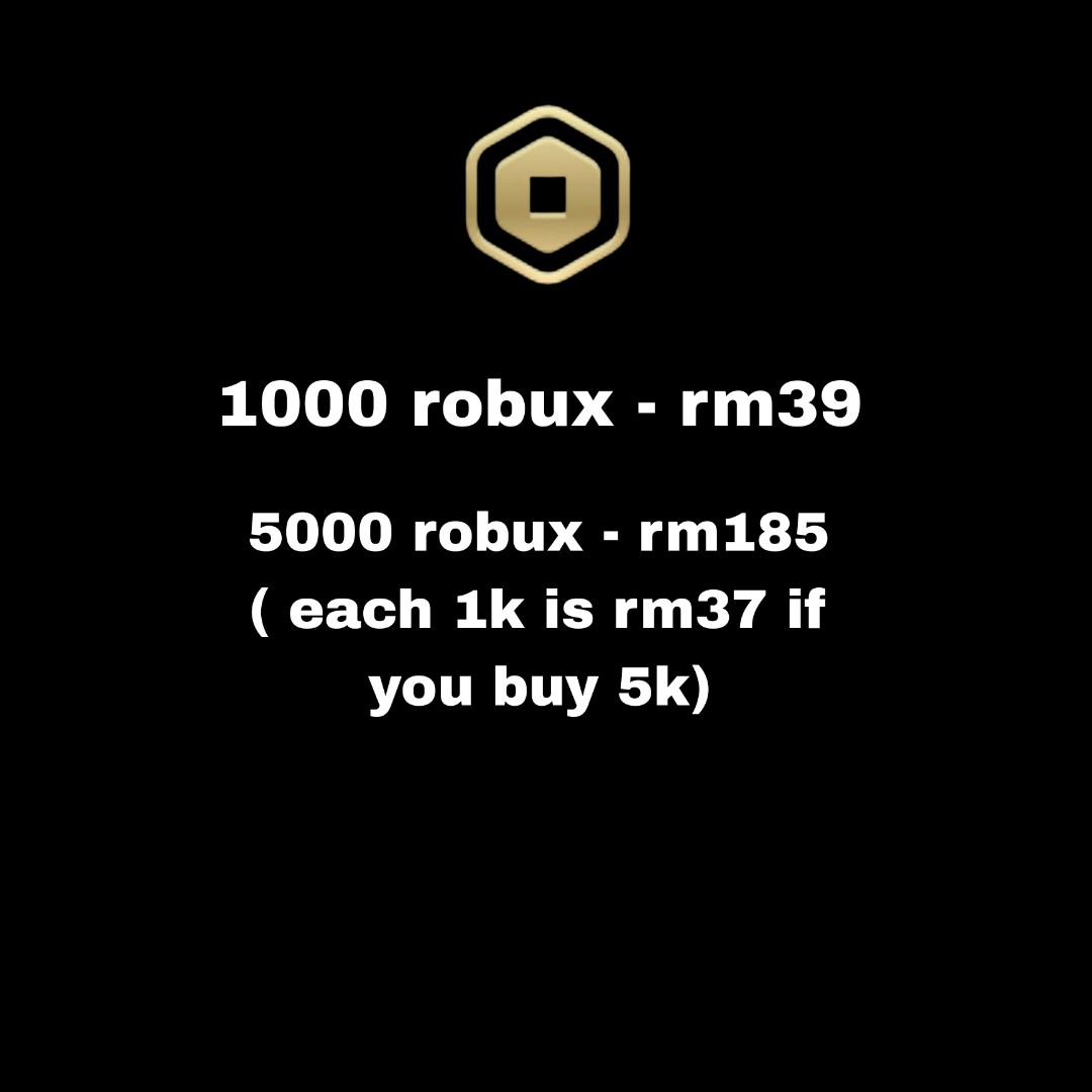 5 Days] ROBLOX ROBUX 5 Days robux Pending 5 days gamepass link tax  included, Video Gaming, Video Games, Others on Carousell