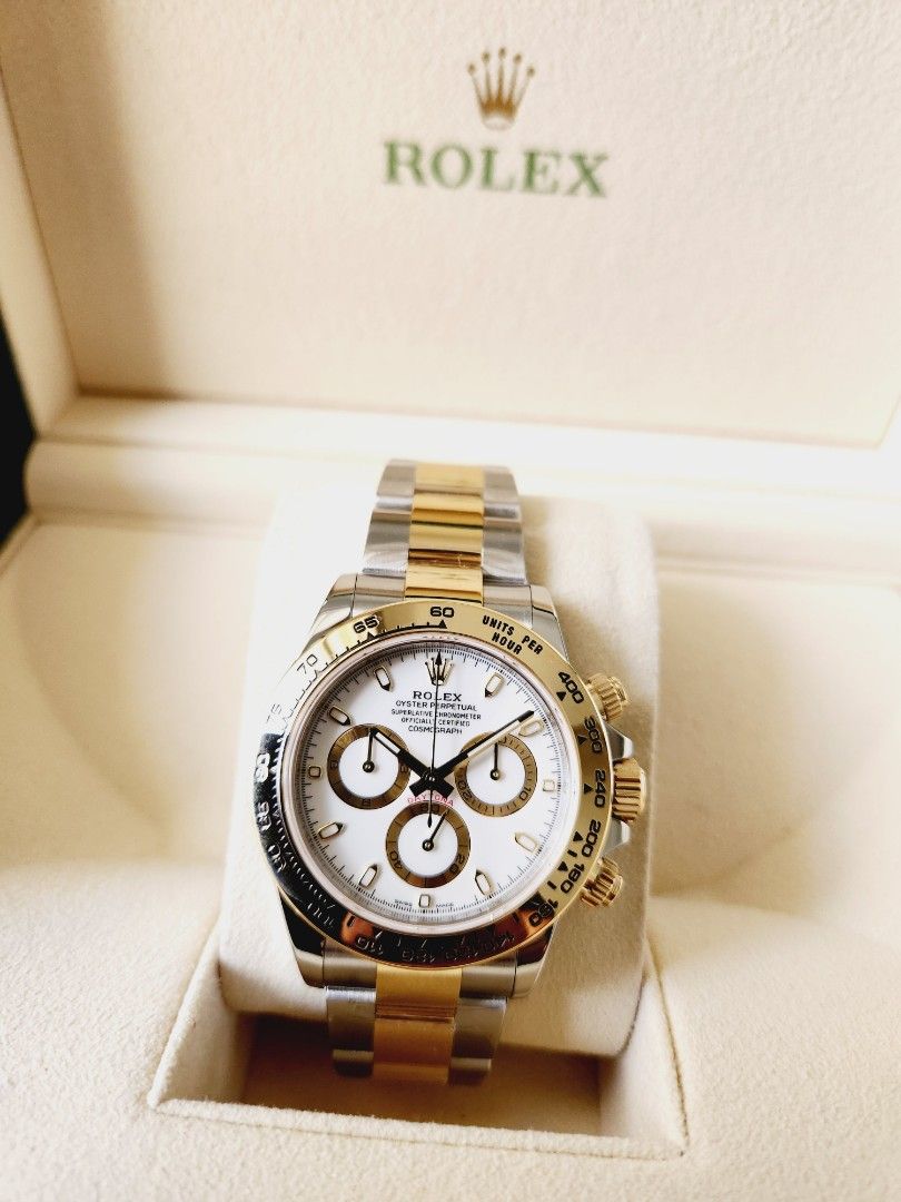 Rolex Daytona Cosmograph 40mm White Dial New Rolex Card 2021 Full Set