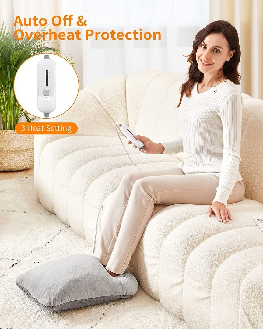 Sale 🔥 Electric Heated Foot Warmers for Women and Men | Fast Heating Pad Foot  Warmers