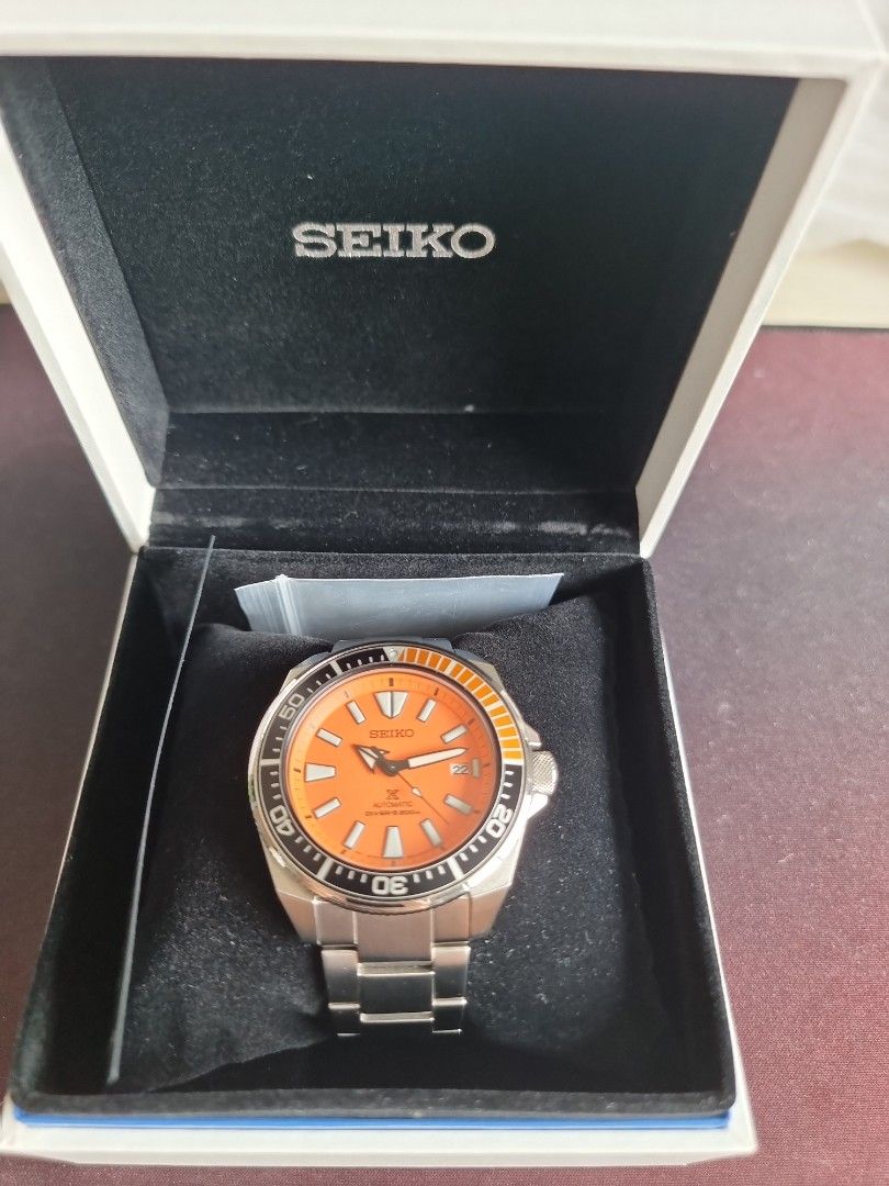 Seiko prospex discount orange samurai srpb97