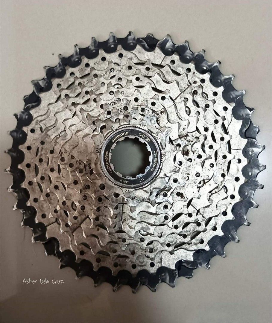 Shimano-Pignon de cassette de vélo de route CS HG500, roue libre, 10 vitesses, 10 s, 10V, 12-28T