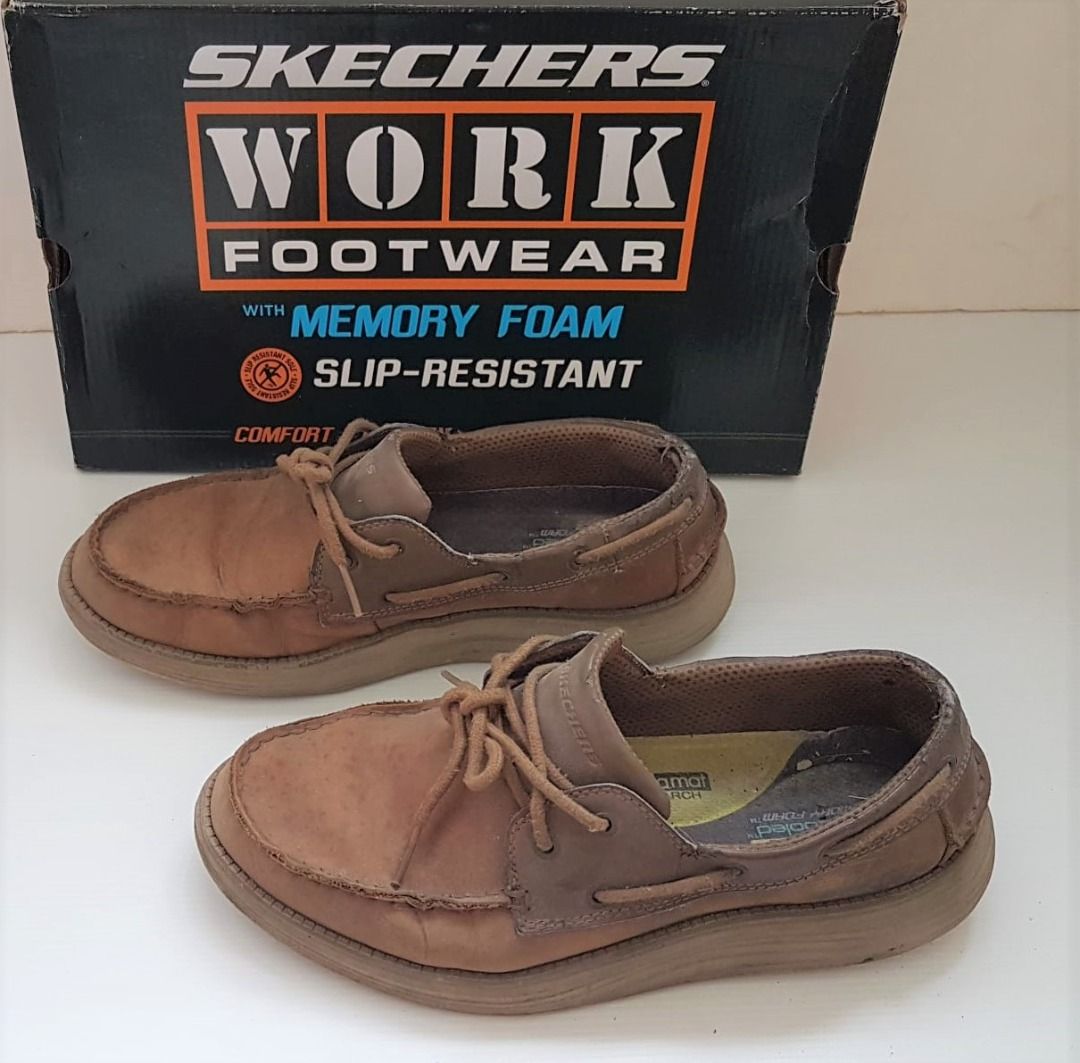 Skechers Designer Sneakers, US 8, UK 7, EU 41, Charcoal colour, Boat Shoes,  Loafers, Moccasin, Top-Sider, Original Footwear, Air-Cooled, Memory Foam,  Yuppie Lifestyle, Cult Street Fashion, Travel, Pop Culture, Men's Fashion,  Footwear,