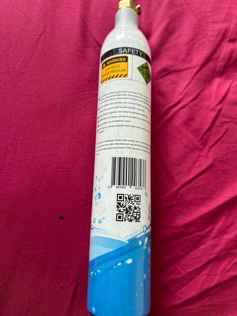 Sodastream Drinkmate CO2 cylinder, Food & Drinks, Beverages on Carousell