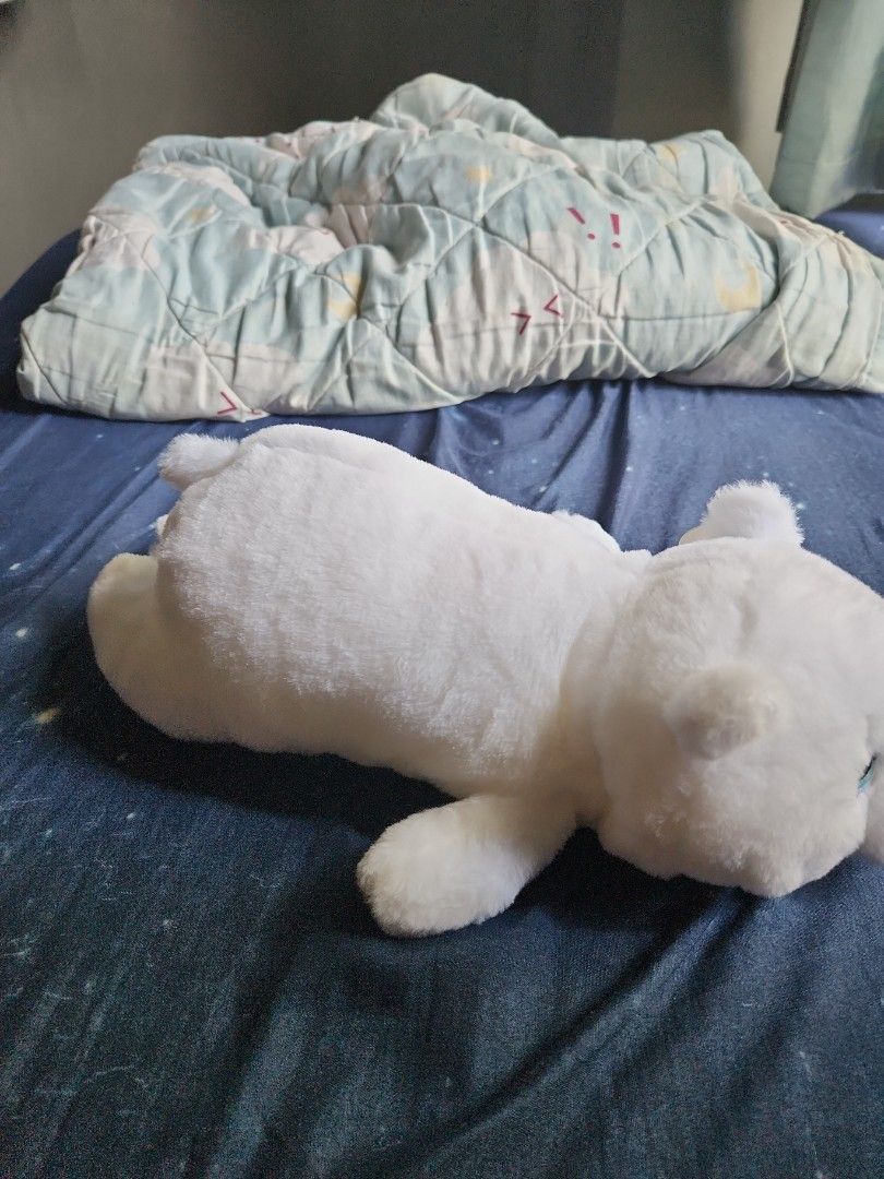 SNUTTIG Soft toy, white polar bear, 11 ½ - IKEA