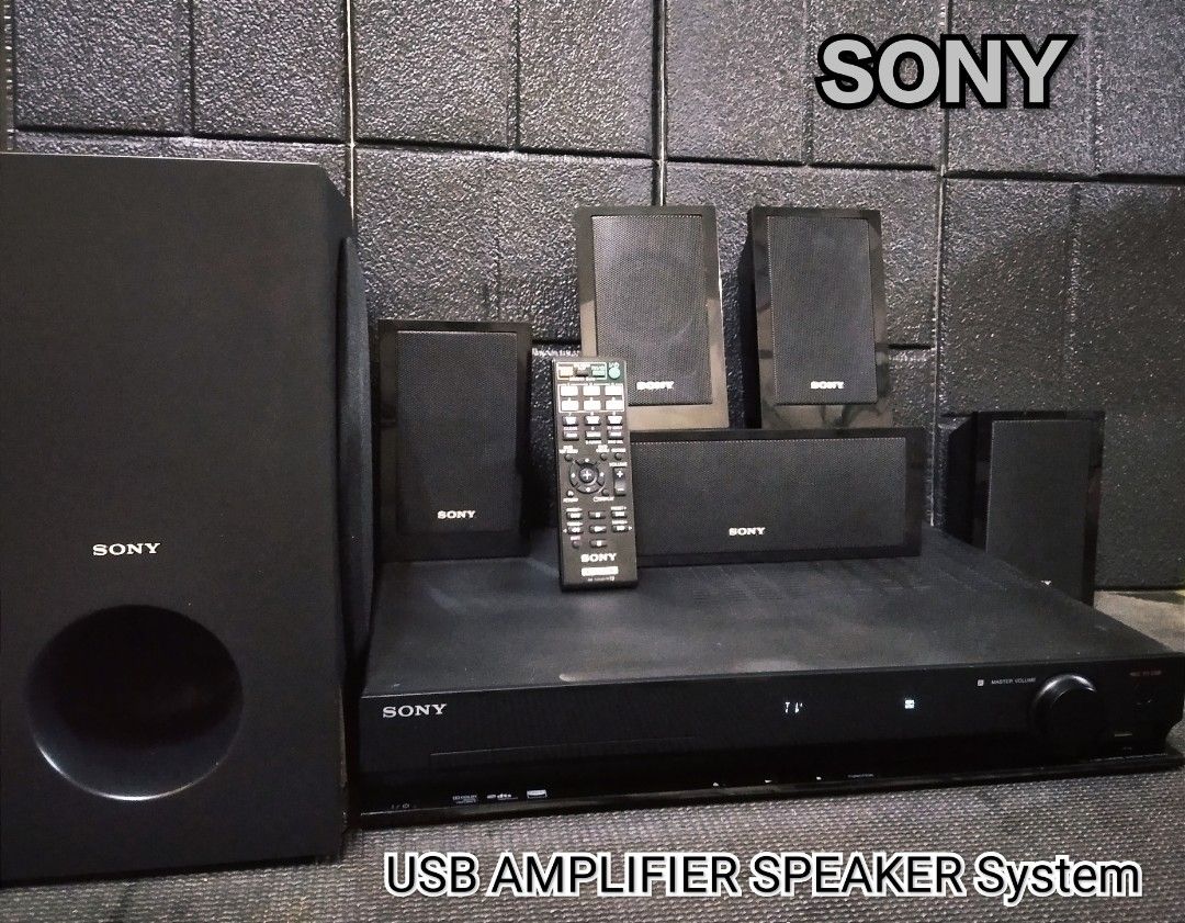 Sony amplifier outlet speaker system