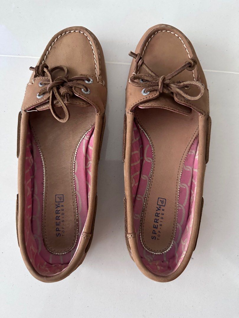 Sperry Leather Flats Women s Fashion Footwear Loafers on Carousell