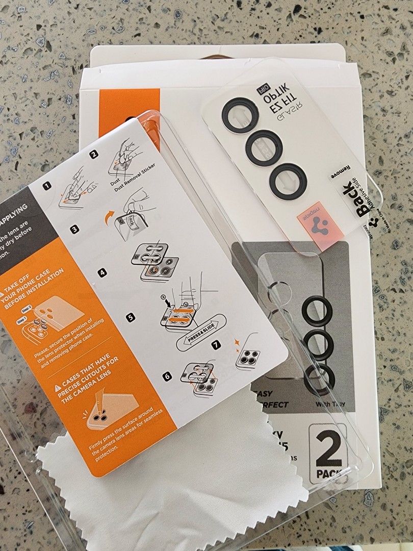 Samsung fold 5 Spigen camera lenses protector, Mobile Phones & Gadgets