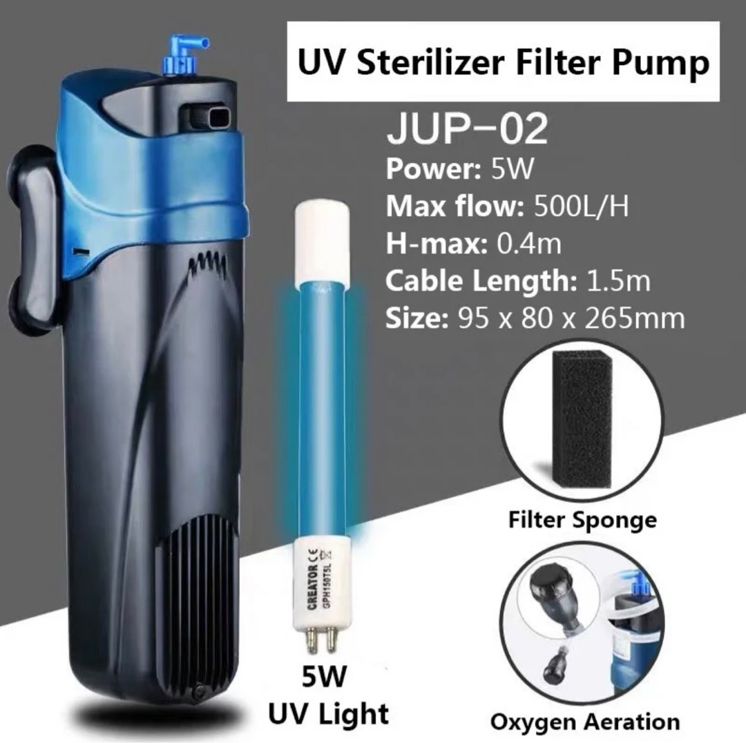Sunsun UV sterilizer jup 02, Pet Supplies, Homes & Other Pet ...