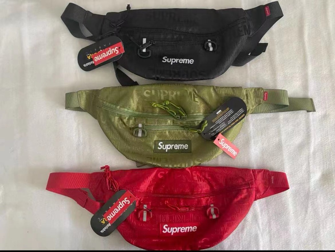 🌴全新Superme 46TH Waist Bag 腰包19ss 男女同款斜孭包, 男裝, 袋, 腰