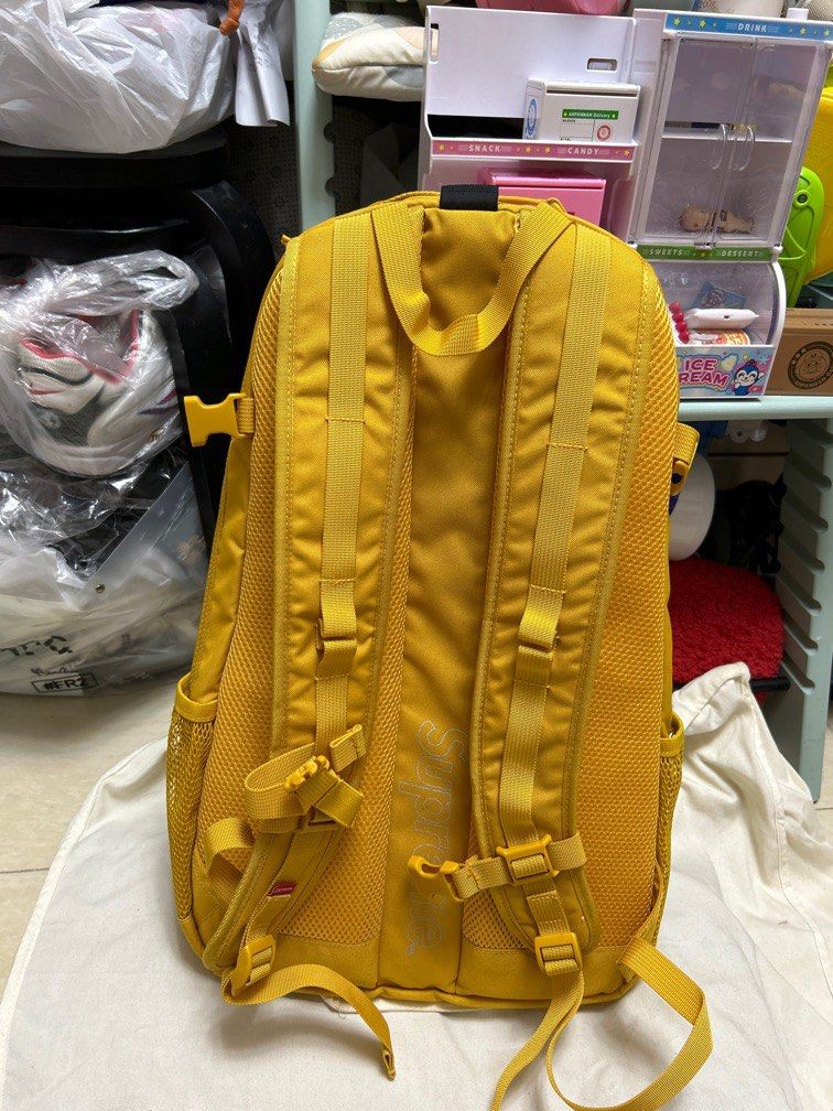 Supreme yellow backpack online