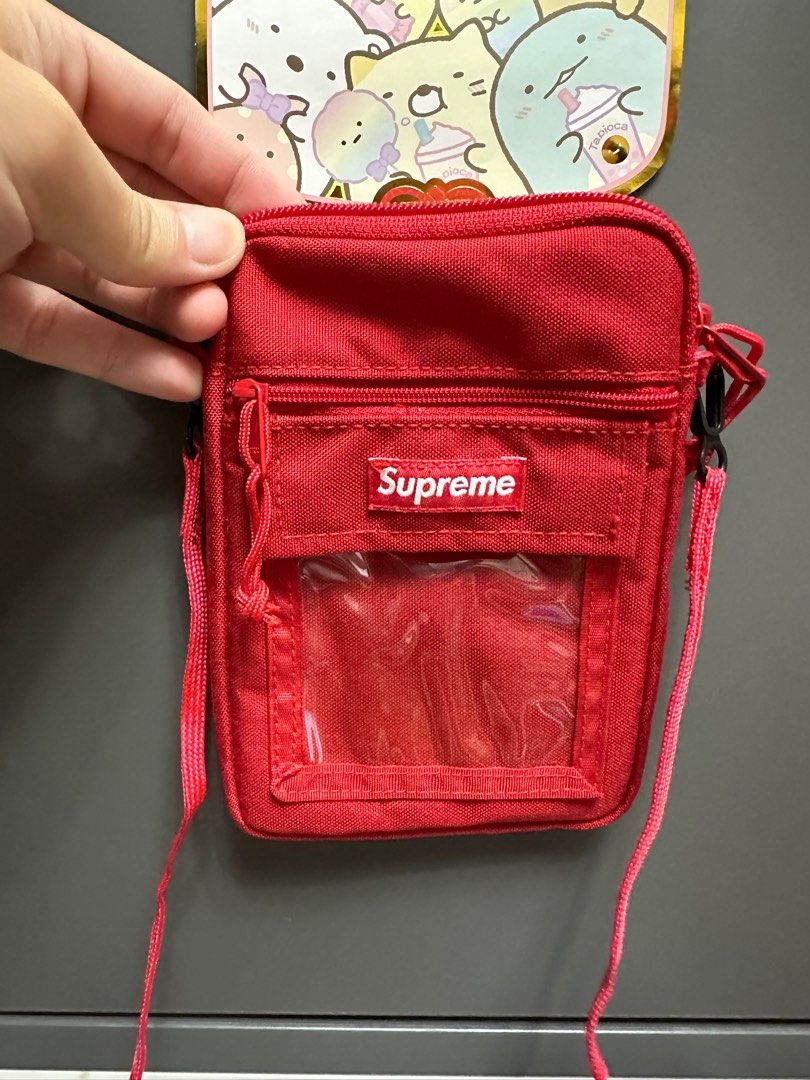 Supreme Utility Pouch Red, 名牌, 手袋及銀包- Carousell