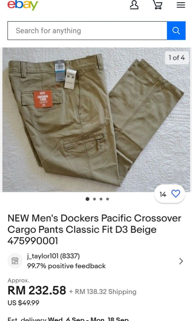 Dockers crossover store d3 cargo pants