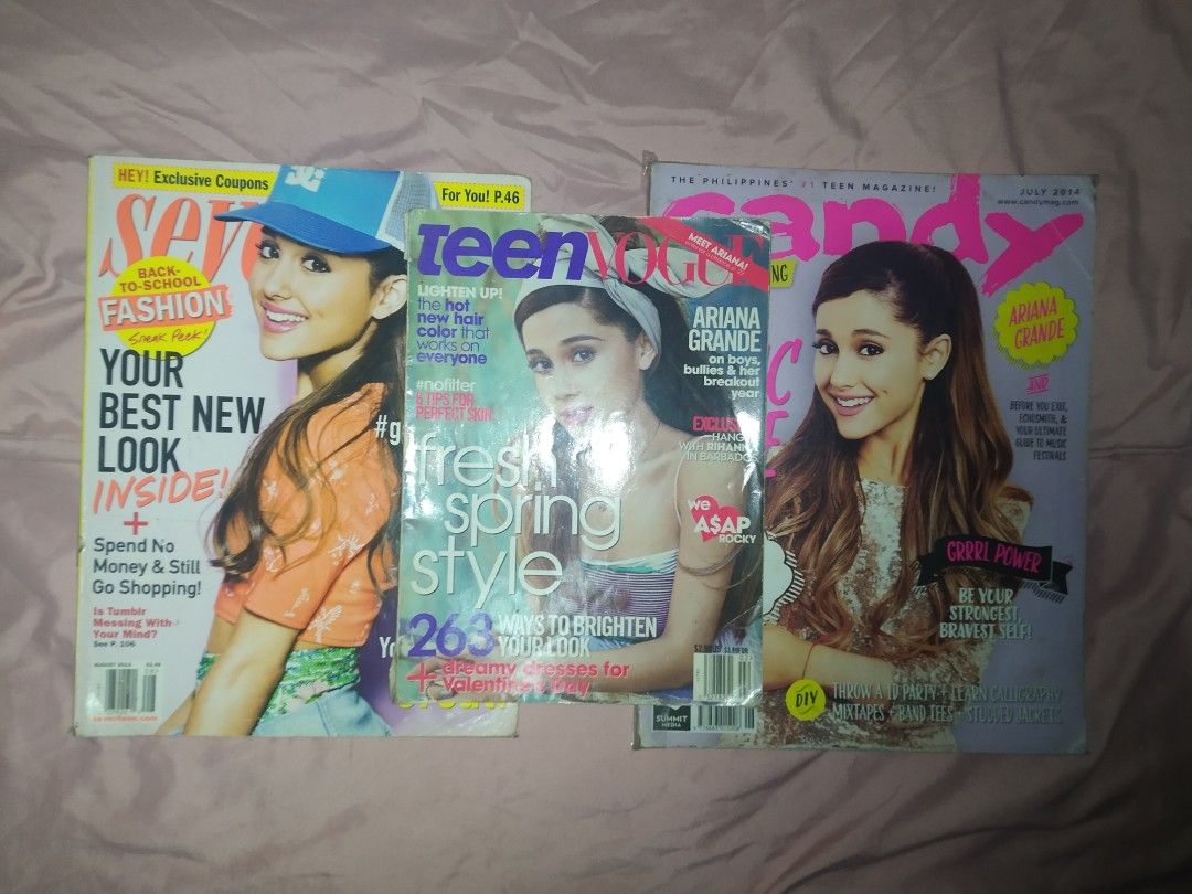 Ariana Grande Magazine Bundle (Free Ariana Grande Posters) on Carousell