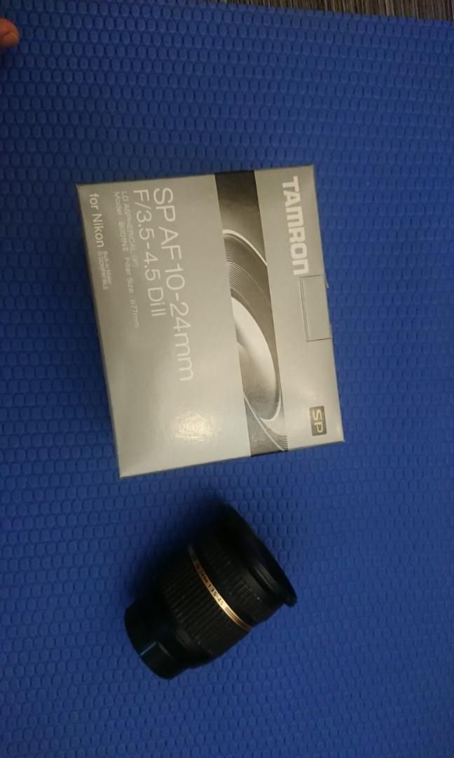 Tamron SP AF 10-24mm F3. 5-4.5 Di II Wide Angle Lens for Nikon