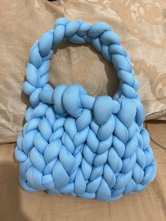 TAS HANDMADE ANYAM PUFFY BAHAN TEBAL