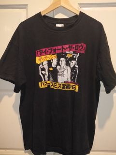 THE CLASH Y2K JAPANESE WORDING T-SHIRT BAND