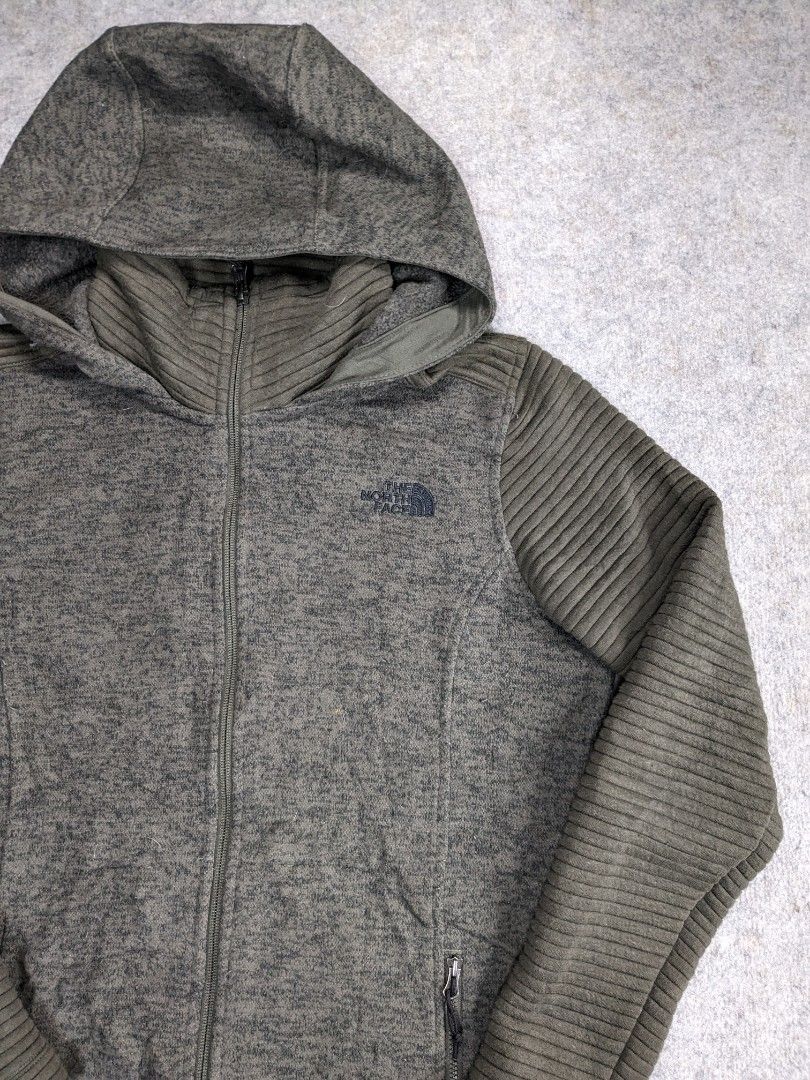 THE NORTH FACE TNF Indi Fleece Hoodie Jacket Full zip Size Medium