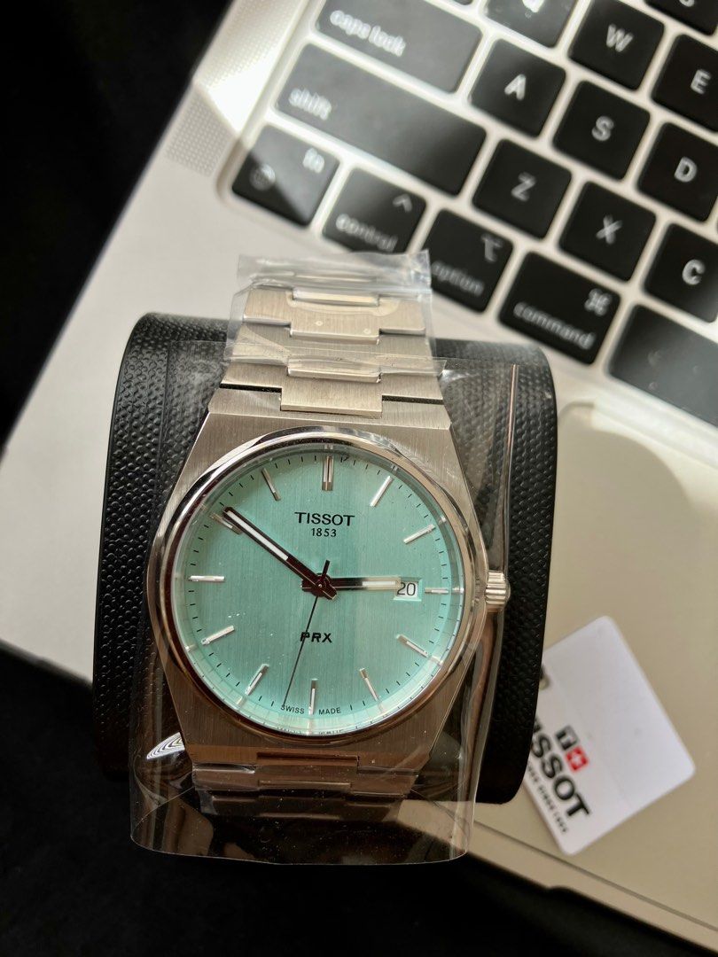 Tissot PRX Tiffany Blue, Luxury, Watches on Carousell