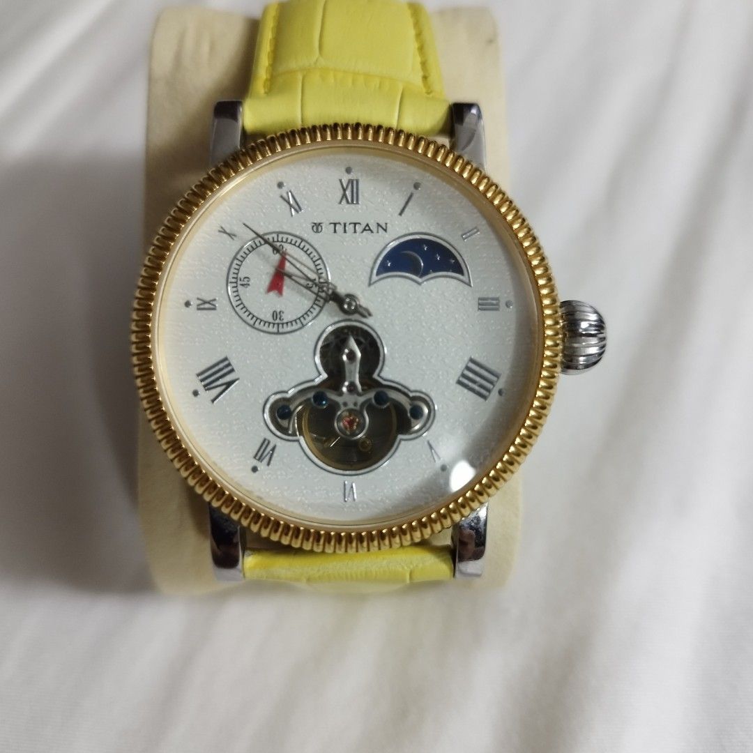 Titan skeleton watch outlet price