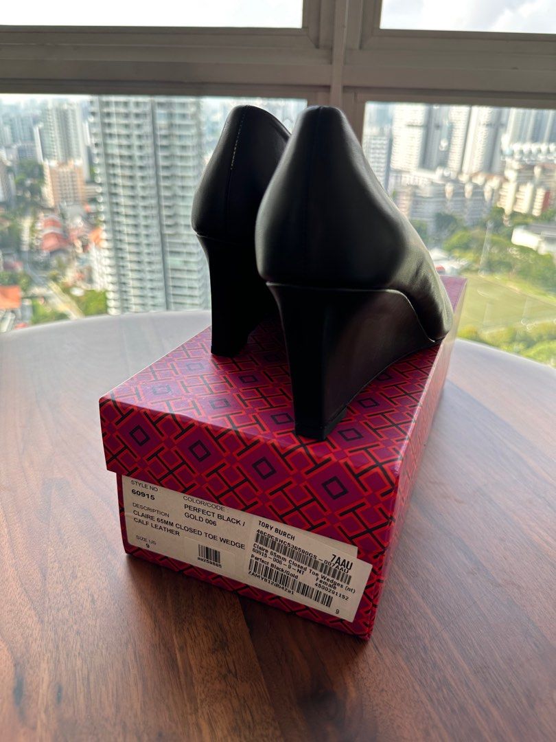 Wedge heel clearance tory burch shoes