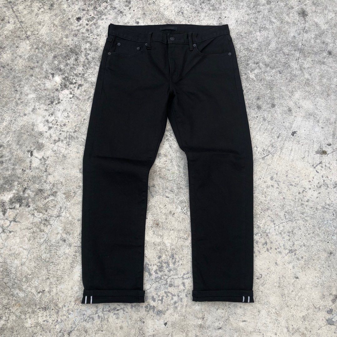 Harga Celana Selvedge Uniqlo Original Uniqlo Jeans Selvedge Black