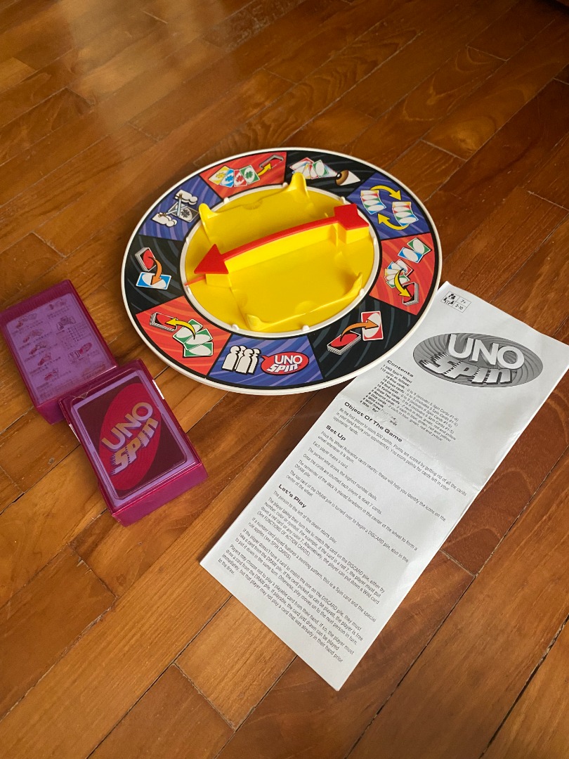 UNO SPIN and UNO ATTACK, Hobbies & Toys, Toys & Games on Carousell