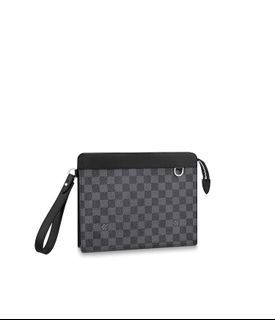Authentic Louis Vuitton x Virgil Abloh A4 Pouch Monogram, Luxury, Bags &  Wallets on Carousell
