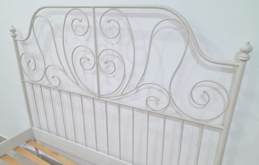 USED IKEA Bedframe Leirvik Queen Size RANGKA KATIL QUEEN IKEA
