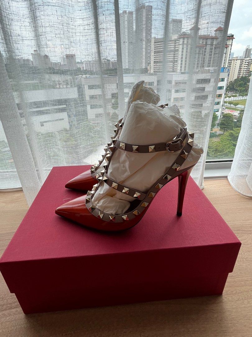 Valentino Rockstud Caged Pumps - Brand New Size 35, Luxury, Sneakers u0026  Footwear on Carousell