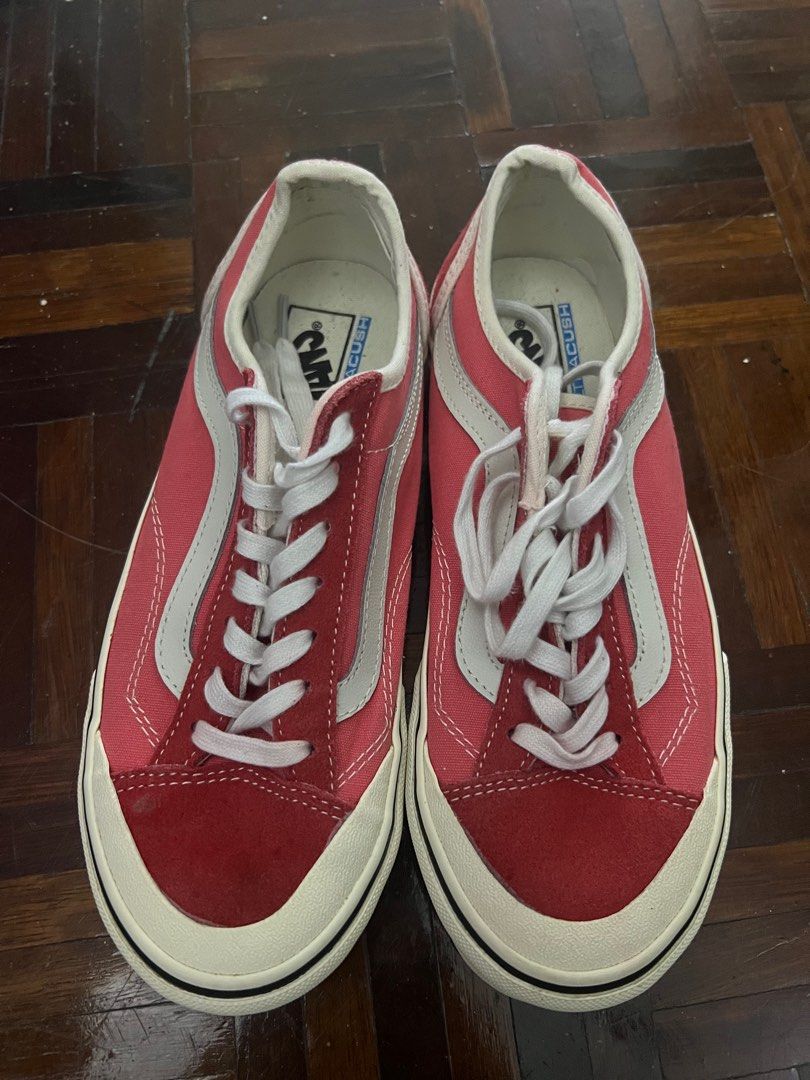 Vans Old Skool pink peach Women s Fashion Footwear Sneakers