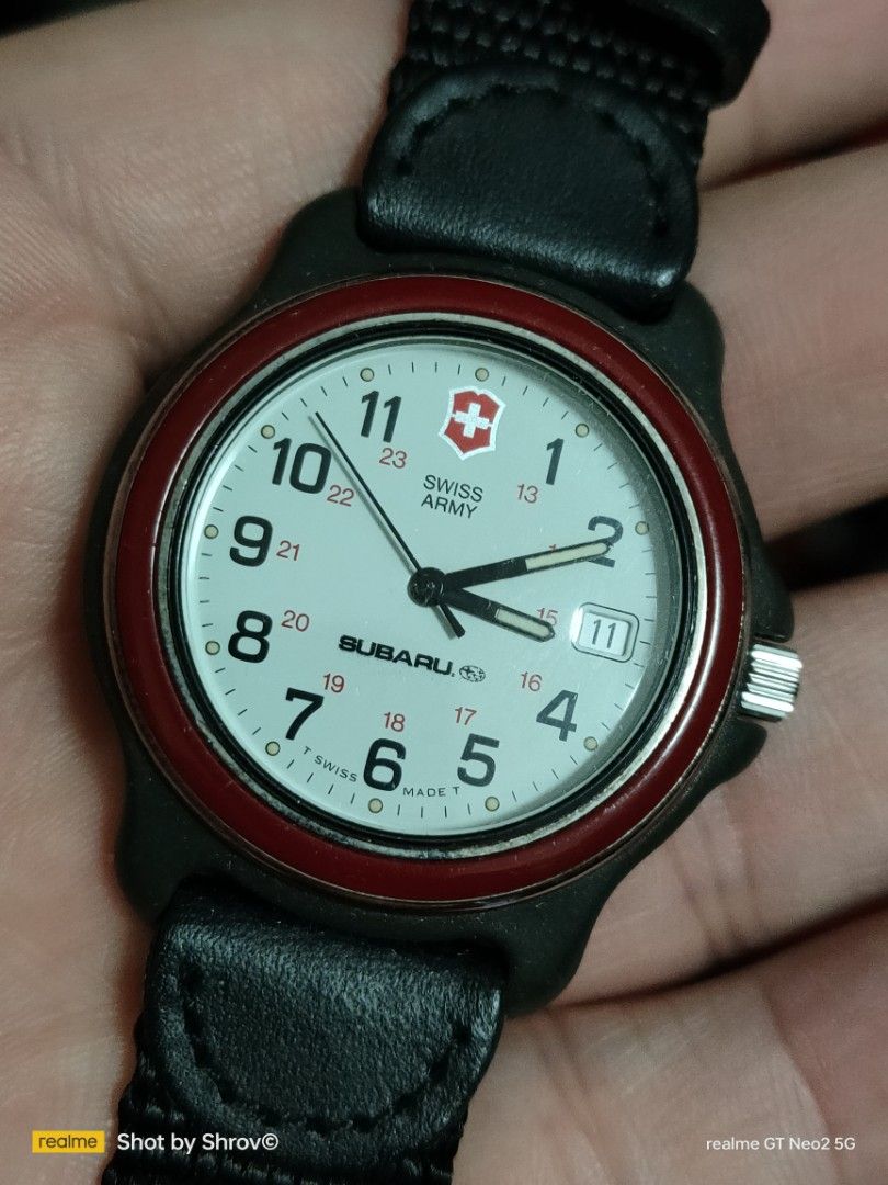 VICTORINOX SWISS ARMY SWISS MADE SUBARU COLLABORATION 249088 NO BOX NO BATTERY