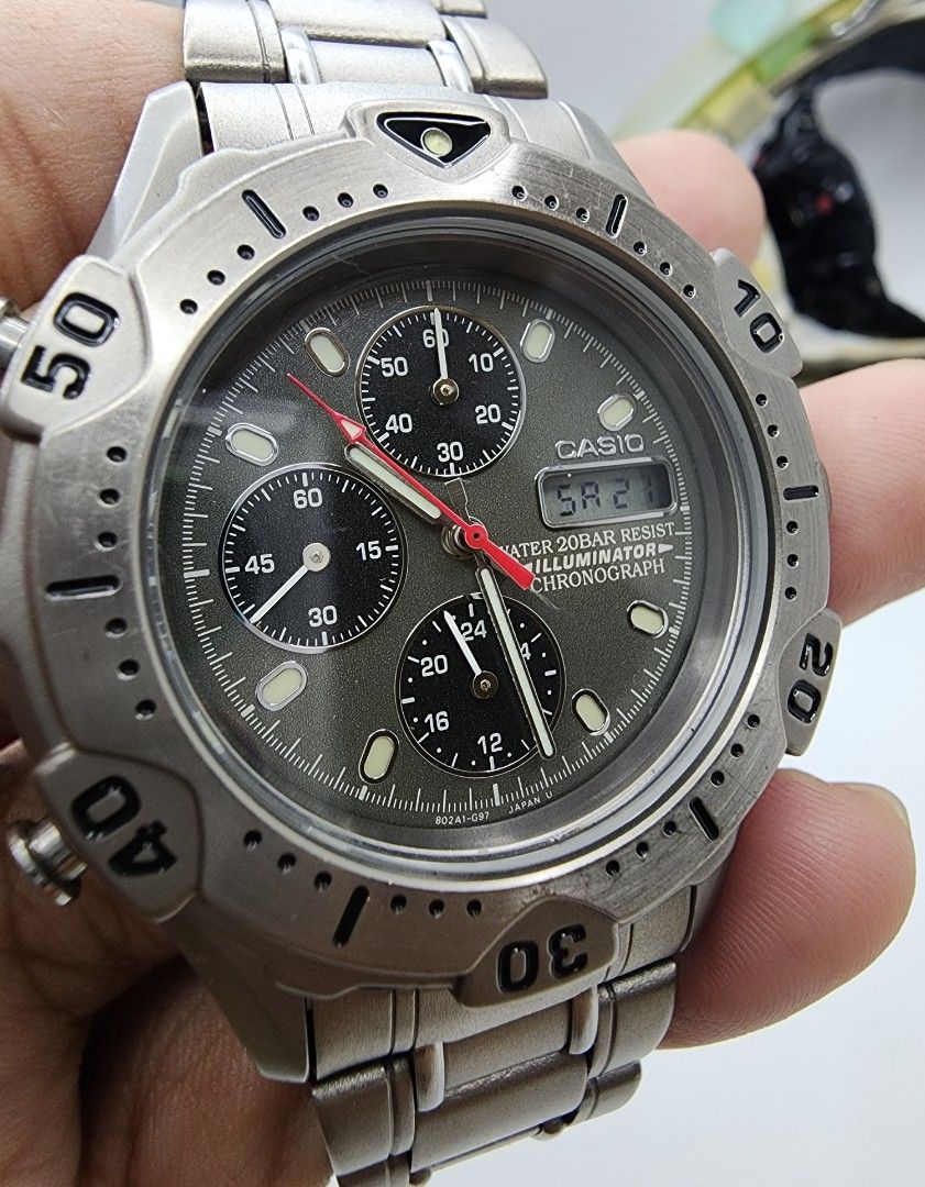 Casio clearance marlin chronograph