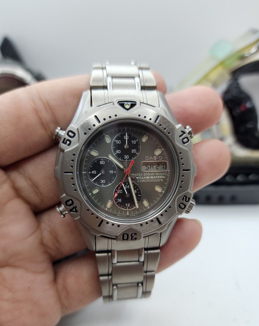 Casio marlin sale chronograph