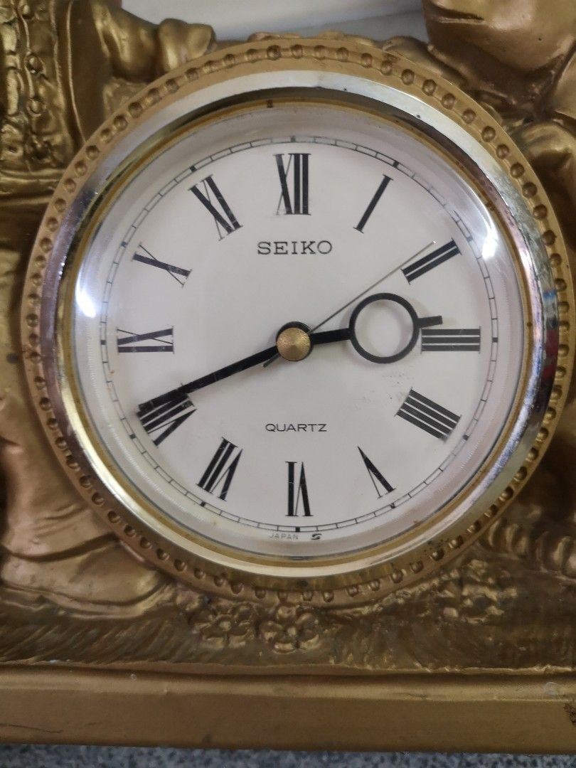 Vintage Seiko Table Clock, Furniture & Home Living, Home Decor, Clocks