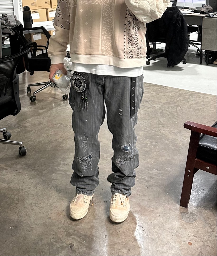 Visvim Veterans Pants Crash FIL x ICT, Men's Fashion, Bottoms