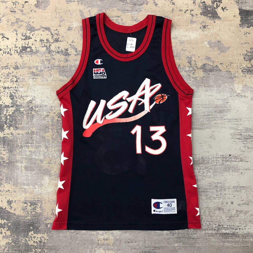 Champion usa top basketball jersey