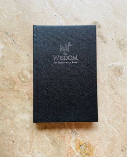 Wit & Wisdom Notebook with Quotations, Hardbound