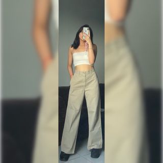 Y2k khaki trouser