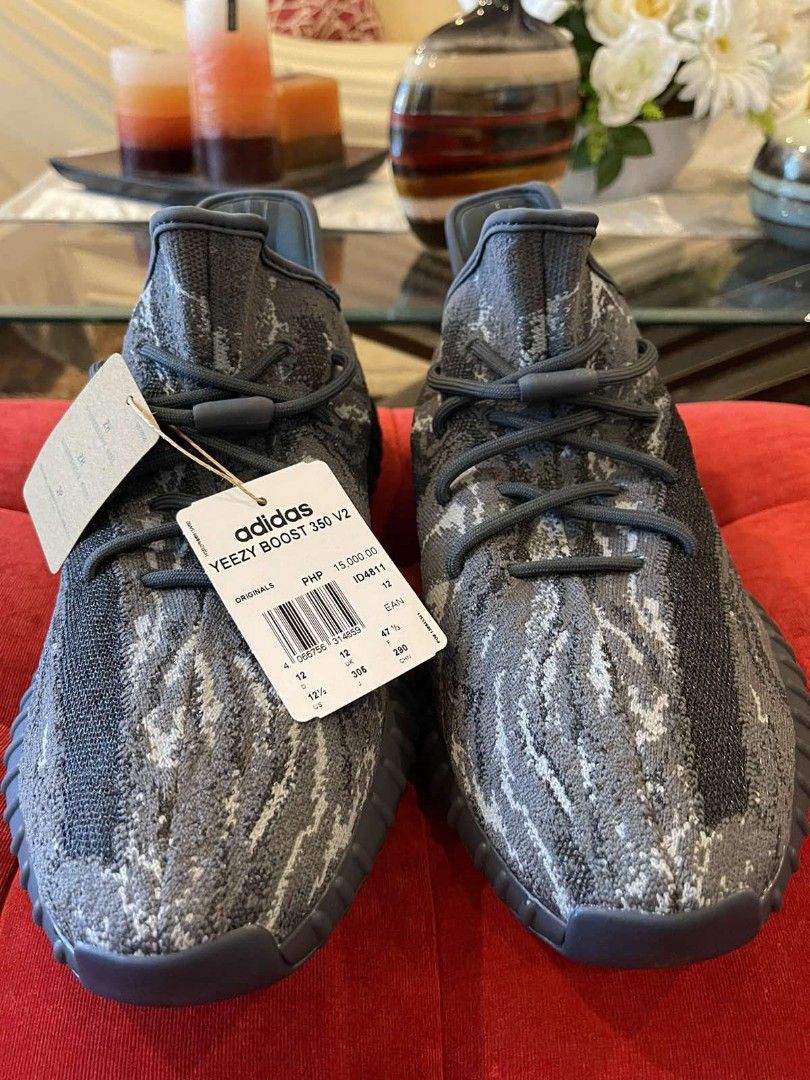 Yeezy Boost 350 V2 Dark Salt Size 12 Men s Fashion Footwear