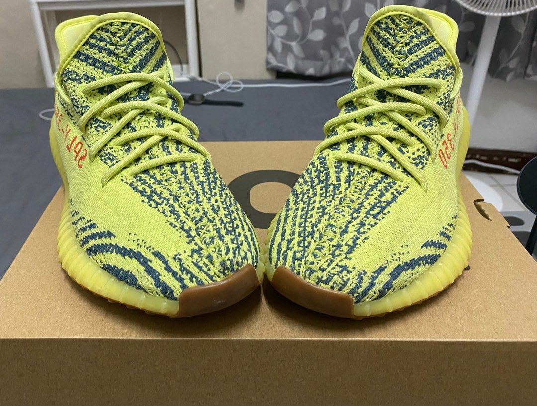 Real frozen 2024 yellow yeezy