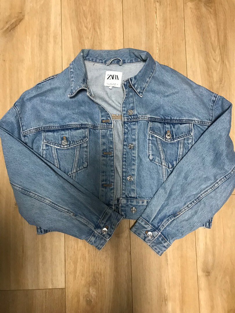 oversized denim jacket zara