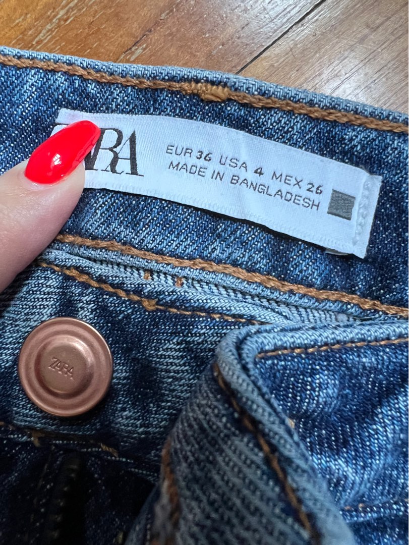 Zara size 4 best sale jeans