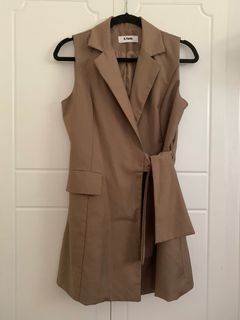 Zara like Long Waistcoat Blazer