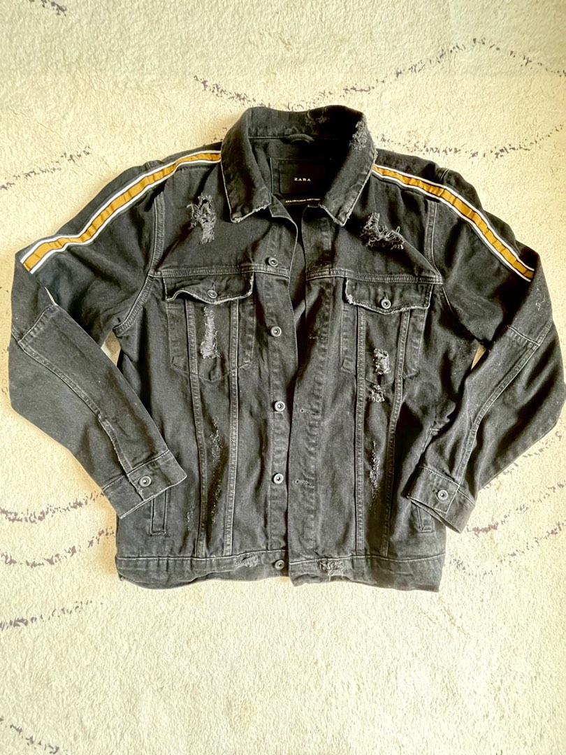 Mens jean cheap jacket zara