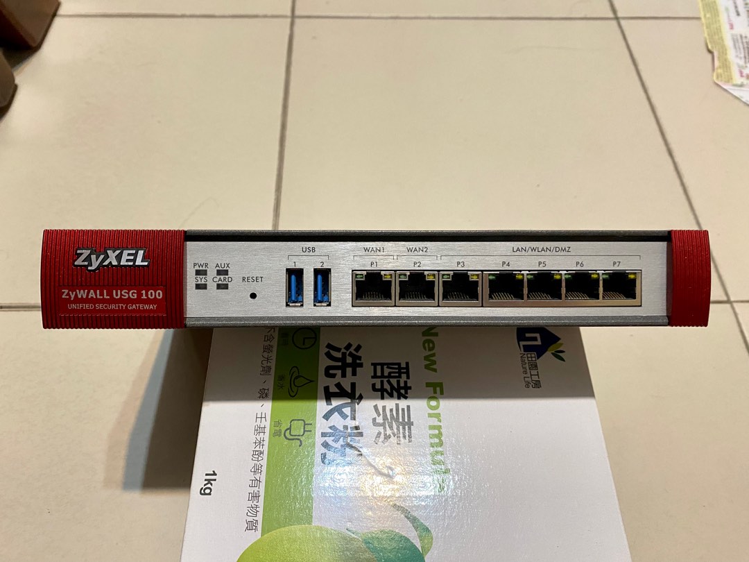 合勤Zyxel ZyWALL USG 100 Firewall防火牆, 電腦及科技產品, 電腦周邊產品, Wifi及上網相關產品在旋轉拍賣
