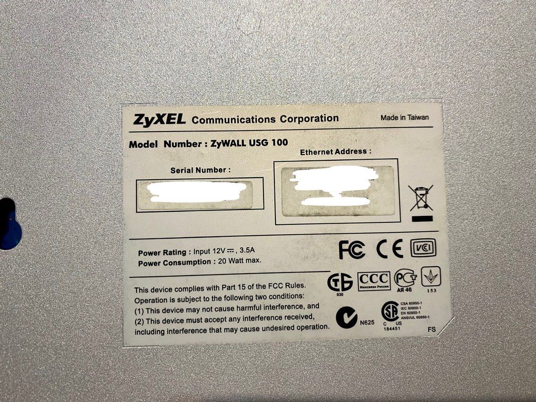 合勤Zyxel ZyWALL USG 100 Firewall防火牆, 電腦及科技產品, 電腦周邊產品, Wifi及上網相關產品在旋轉拍賣