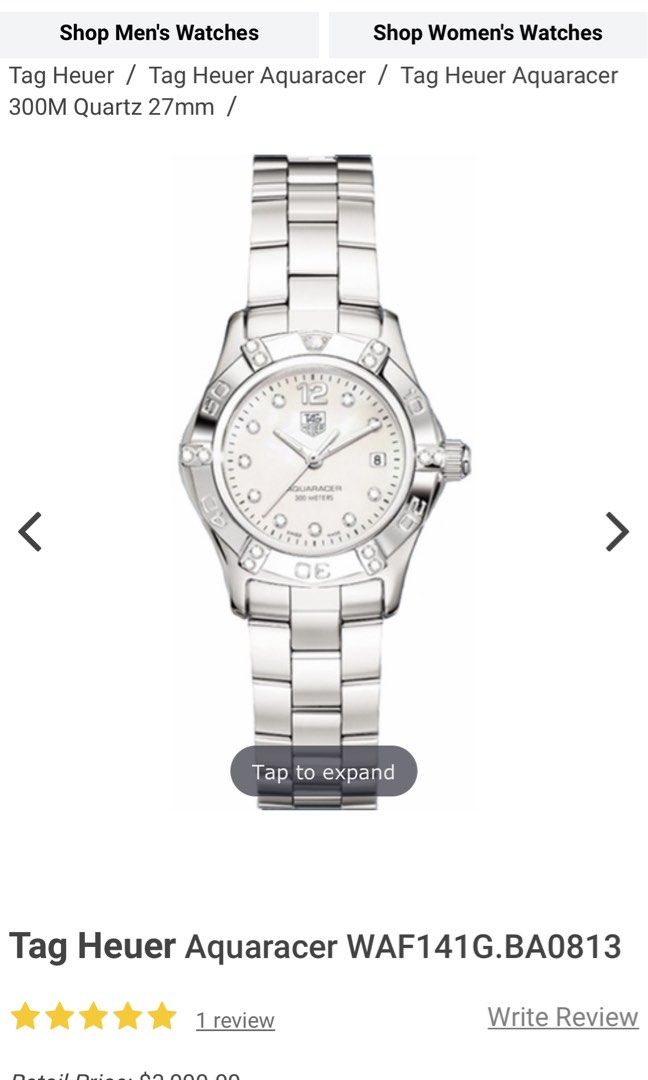 White watch cheap with diamonds