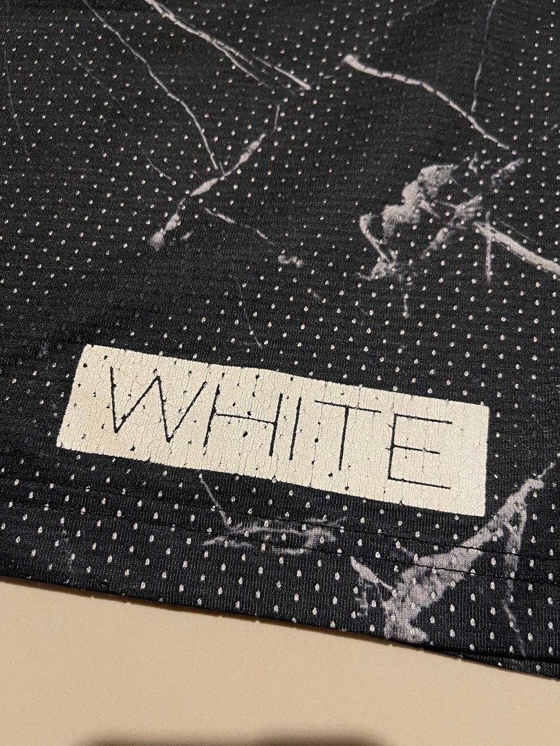 Off white black marble t shirt 2025