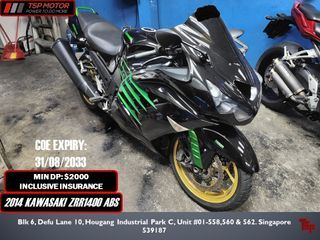 2014 PRE-OWNED KAWASAKI ZZR1400ABS M